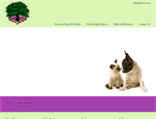 Tablet Screenshot of meowwoofpetcare.com